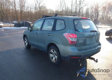 2014 Subaru Forester 2.5I from USA, damaged, VIN JF2SJAAC6EG423749